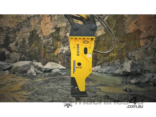 Dozco Rock Breaker D135 (Medium): to suit 18-26T Excavators