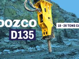 Dozco Rock Breaker D135 (Medium): to suit 18-26T Excavators - picture2' - Click to enlarge