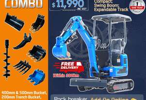 [Christmas Sale] TRIDENT 1.2T EXCAVATOR COMBO DEAL (Newly Upgraded)