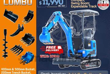 [Christmas Sale] TRIDENT 1.2T EXCAVATOR COMBO DEAL ( ly Upgraded)