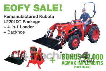 Kubota L2201DT 25hp EOFY Tractor Package