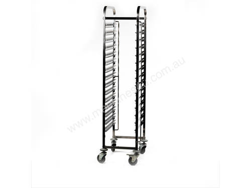 15 TIER STAINLESS STEEL GASTRONORM TROLLEY- GNT-15