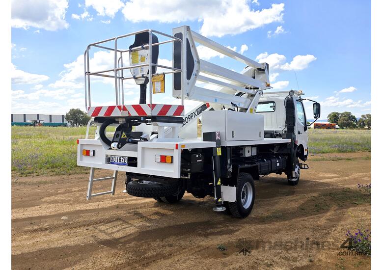 caption Truck Mounted Lift: Waimea E209PX - Versatile Package for Heavy Duty Applications!