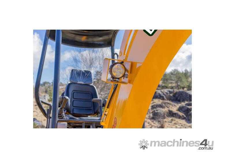 caption Mini Excavator 1.7T + Reliable, Easy Maintenance! 2024 Dotsu Model