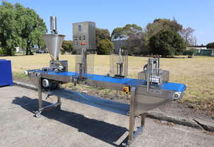 Stainless Steel Depositor Conveyor - Variable Speed - 3.1m Long