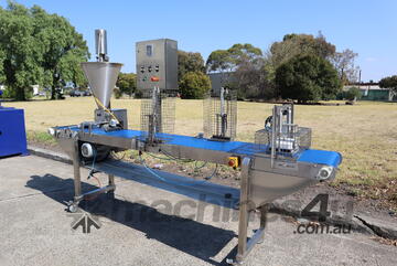 Stainless Steel Depositor Conveyor - Variable Speed - 3.1m Long