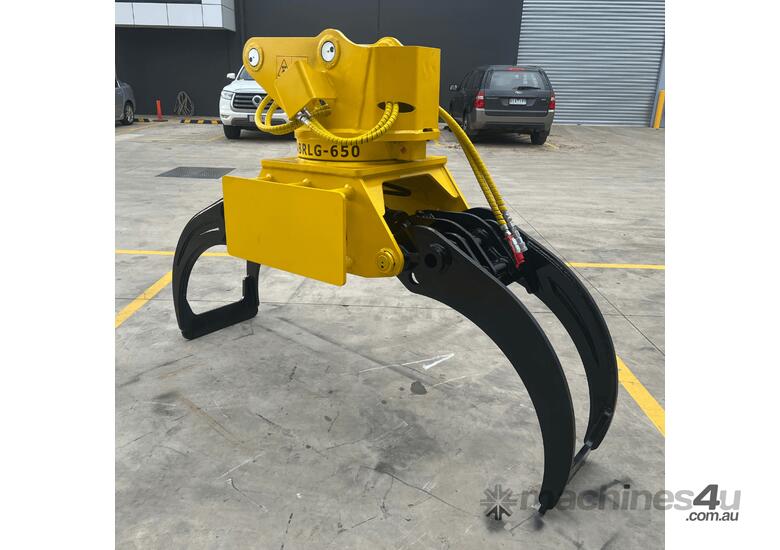 caption (BRAND NEW) Rotating Fixed Log Grapple 25T - 30T + FREE SERVICING KIT (RRP $2,200)
