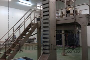 Bucket Elevator and Multihead Weigher Packaging Machine Combo - Tripax