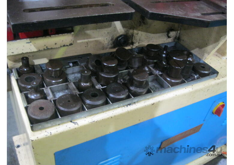caption Minimach English 60 ton Hydraulic Punch and Shear