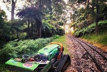 OSMA TPC 125 Flail Mulcher - Remote Control Loaders