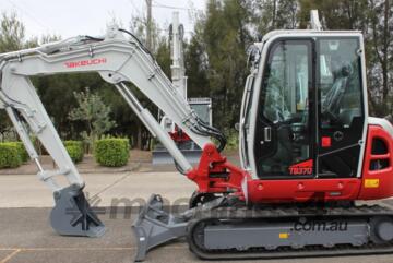 Takeuchi TB370 Excavator 6.7T - With 8 Color Touch Screen Display + Jog Dial Controls!