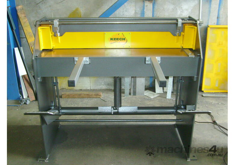 Keech Engineering Single-Phase 10 Amp Hydraulic Guillotine 1250mm x 1.6mm 240v Australian Made