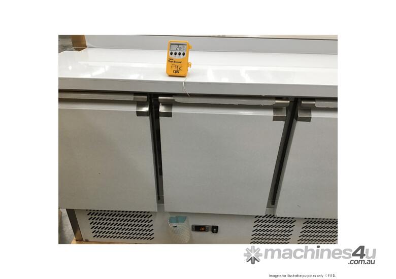 FED-X S/S Two Door Bench Fridge - XUB6C13S2V