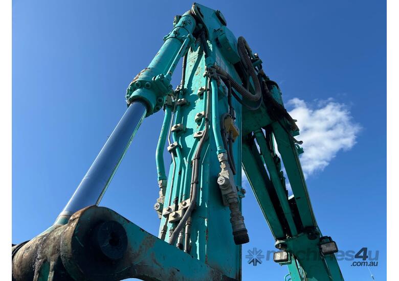 caption 2020 Kobelco SK135SR-5 Excavator (Steel Track With Rubber Inserts)