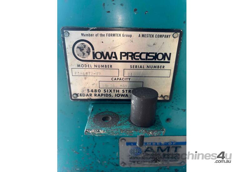 caption Used Iowa Precision Whisper Loc Seam Closer