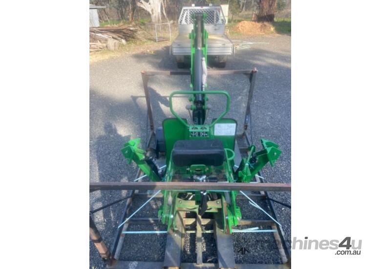 caption John Deere 375A Backhoe attachment