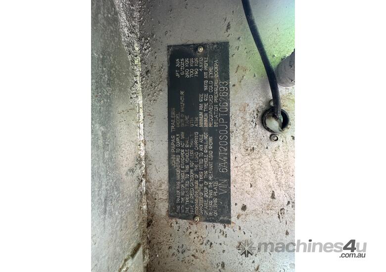 2025 John Papas JPT 365 Dual Axle Box Trailer