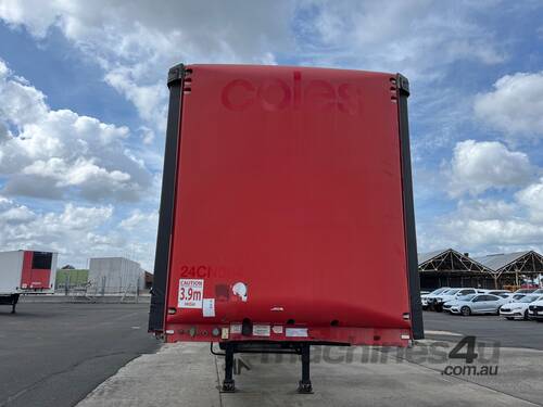2008 Maxitrans ST3-OD Tri Axle Flat Top Curtainside B Trailer