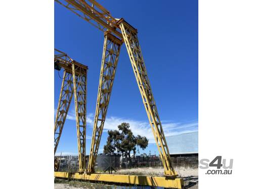 For Sale: 1 x Single Gantry Crane $13k and 1 x Double Gantry Crane for Sale $24k 