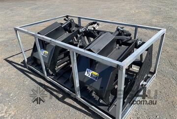 EXEQ SKID STEER ROCK GRAPPLE BUCKET ATTACHMENT