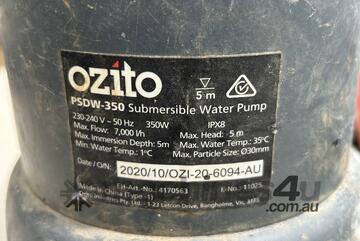 Ozito Submersible Pump
