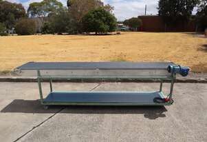 Motorised Belt Conveyor Habasit 3.3m Long