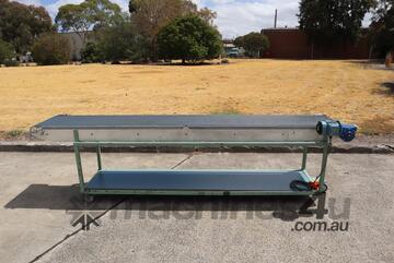 Motorised Belt Conveyor Habasit 3.3m Long