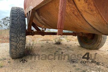 Homemade Single Axle Fuel Trailer