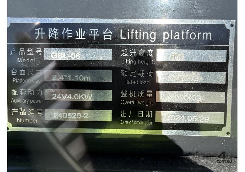 2024 NEW GSL06 Scissor Lift