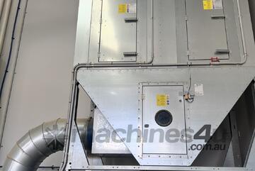 Airtight Dust Extraction unit with duct pipe