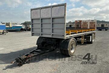 2015 Barker Tandem Axle Dog Trailer
