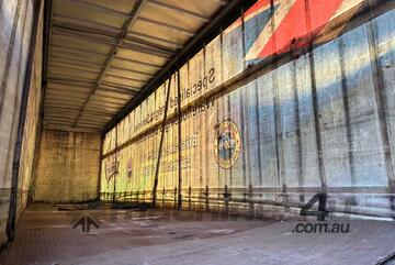 2009 Vawdrey VB-S3 Tri Axle Curtainsider B Trailer