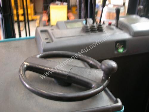 caption Toyota 1.5 Ton Electric Reach Truck Froklift
