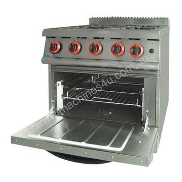 F.E.D. JZH-RP-4(R) GASMAX 800 Series Four Burner with Oven