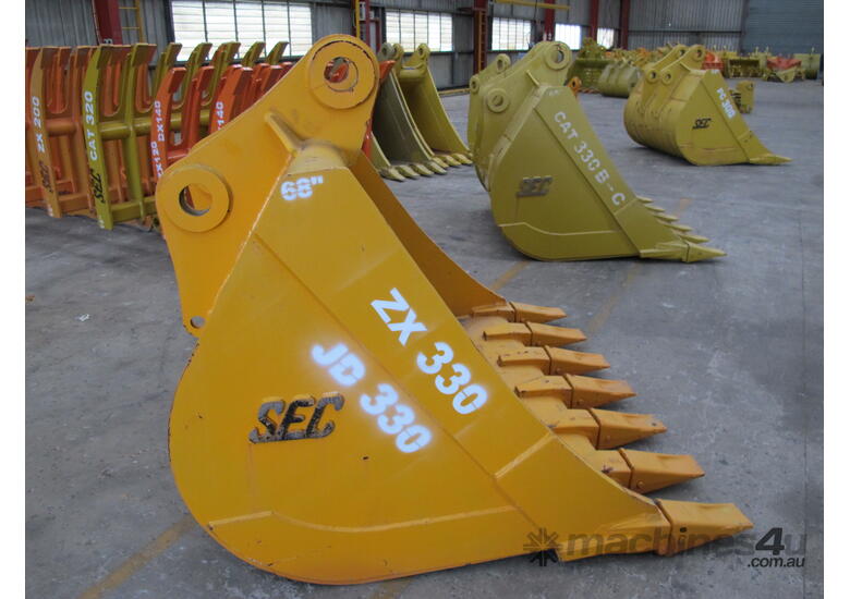 SEC 30-35 Ton GP Bucket for Hitachi ZX330/ZX350 - Includes Pin, 1720mm Width