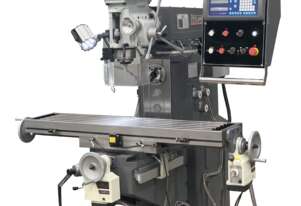 Feature Packed Vertical & Horizontal Mill, Z Feed Huge 1250mm x 280mm Table - ISO 40 Spindle