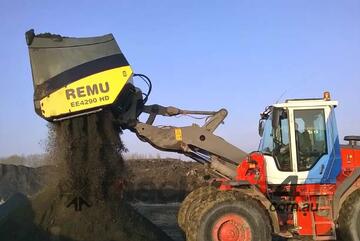 REMU EX 140 EXCAVATOR SCREENING BUCKET (16T)
