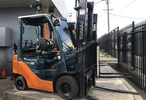 ACTIVE FORKLIFTS - TOYOTA 8FG18 3.7M LIFT *GOOD CONDITION*