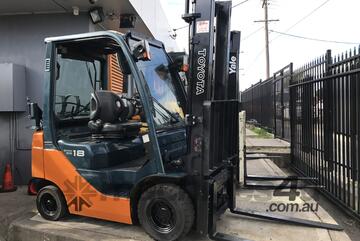ACTIVE FORKLIFTS - TOYOTA 8FG18 3.7M LIFT *GOOD CONDITION* ACTIVE FORKLIFTS - TOYOTA 8FG18 3.7M LIFT *GOOD CONDITION*