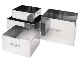 Vogue Square Mousse Rings 60 x 60 x 60mm Extra Deep - picture0' - Click to enlarge