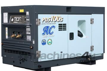 AIRMAN PDS100SC-5C5 100cfm Portable Diesel Air Compressor w/ Aftercooler