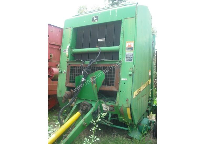 caption John Deere 466 Round Baler Hay/Forage Equip