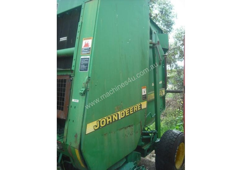 caption John Deere 466 Round Baler Hay/Forage Equip