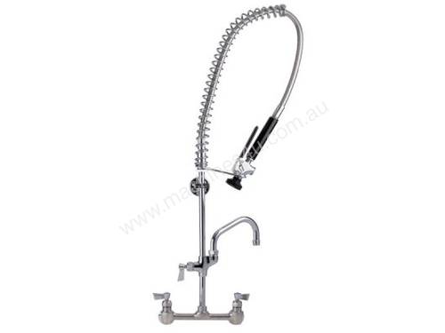 S/S Exposed Adjustable Wall TapPre Rinse + Add On Pot Filler