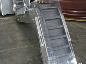 Stainless Steel Incline Scoop Bucket Conveyor - picture1' - Click to enlarge