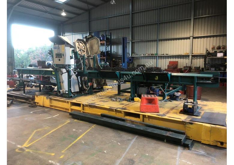 caption Wood mizer SLP double bandsaw