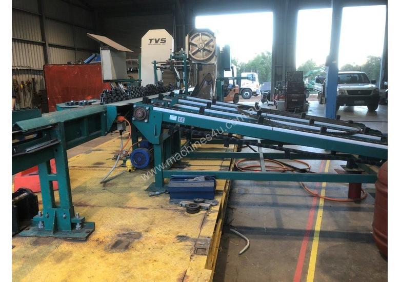 caption Wood mizer SLP double bandsaw