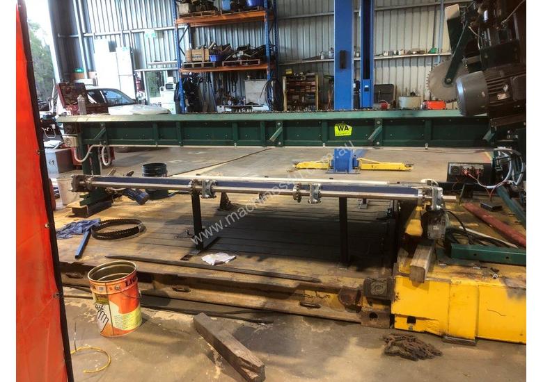 caption Wood mizer SLP double bandsaw