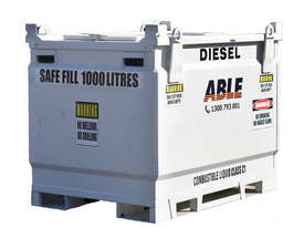 Able Fuel Cube Bunded 1,100 Litre (Safe Fill 1,000 Litre) - picture0' - Click to enlarge