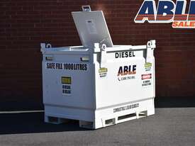 Able Fuel Cube Bunded 1,100 Litre (Safe Fill 1,000 Litre) - picture1' - Click to enlarge